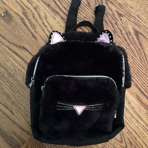 Girls Kitty Cat Small Backpack